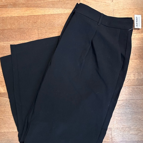 Old Navy Black Wide Leg Pants - Picture 1 of 3